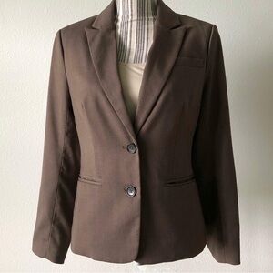 Banana Republic Petite brown blazer size 10 Petite